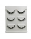 3 pairs 20 style 3D Faux Mink włosów miękkie sztuczne rzęsy puszyste delikatne grube rzęsy Handmade miękkie makijaż oczu rozszer