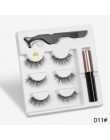 Magnetyczne rzęsy 3D Mink sztuczne rzęsy magnes Eyeliner Mink sztuczne rzęsy wodoodporny płyn zestaw pincet długotrwałe rzęsy