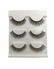 3 pairs 20 style 3D Faux Mink włosów miękkie sztuczne rzęsy puszyste delikatne grube rzęsy Handmade miękkie makijaż oczu rozszer