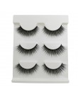 3 pairs 20 style 3D Faux Mink włosów miękkie sztuczne rzęsy puszyste delikatne grube rzęsy Handmade miękkie makijaż oczu rozszer