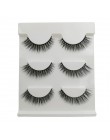 3 pairs 20 style 3D Faux Mink włosów miękkie sztuczne rzęsy puszyste delikatne grube rzęsy Handmade miękkie makijaż oczu rozszer