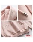 Moda damska sztruksowe bluzy damskie solidne kolorowe hafty topy z kapturem dres bluza z długim rękawem odzież sportowa płaszcz