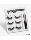 Magnetyczne rzęsy 3D Mink sztuczne rzęsy magnes Eyeliner Mink sztuczne rzęsy wodoodporny płyn zestaw pincet długotrwałe rzęsy