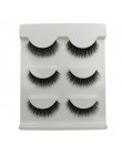 3 pairs 20 style 3D Faux Mink włosów miękkie sztuczne rzęsy puszyste delikatne grube rzęsy Handmade miękkie makijaż oczu rozszer