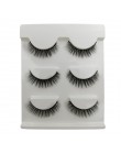 3 pairs 20 style 3D Faux Mink włosów miękkie sztuczne rzęsy puszyste delikatne grube rzęsy Handmade miękkie makijaż oczu rozszer