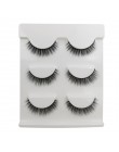 3 pairs 20 style 3D Faux Mink włosów miękkie sztuczne rzęsy puszyste delikatne grube rzęsy Handmade miękkie makijaż oczu rozszer