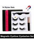 5 magnes magnetyczny płynny eyeliner i magnetyczne sztuczne rzęsy i pęseta zestaw wodoodporny, długi trwały przedłużanie rzęs