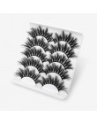 SEXYSHEEP 5Pairs 3D Mink sztuczne rzęsy naturalne/grube długie rzęsy Wispy makijaż uroda przedłużanie rzęs narzędzia