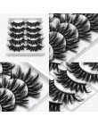 SEXYSHEEP 5Pairs 3D Mink sztuczne rzęsy naturalne/grube długie rzęsy Wispy makijaż uroda przedłużanie rzęs narzędzia