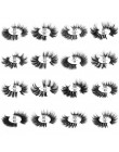 SEXYSHEEP 5Pairs 3D Mink sztuczne rzęsy naturalne/grube długie rzęsy Wispy makijaż uroda przedłużanie rzęs narzędzia