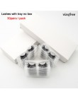 Visofree 30/40 Pairs/lot 3D rzęsy z norek z tacą bez pudełka ręcznie pełny pasek rzęsy Mink fałszywe makijaż rzęs rzęsy cilios