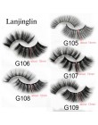 LANJINGLIN 4 pairs rzęsy z norek sztuczne rzęsy mink 3d sztuczne rzęsy rozszerzenie makijaż cilios naturalne długie okrucieństwo