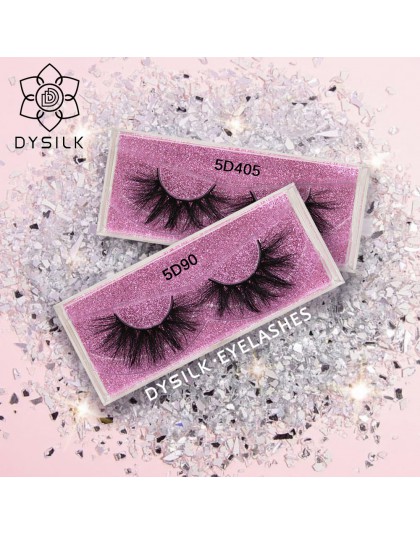 DYSILK 5D rzęsy z norek gruby długotrwały rzęsy z norek naturalne dramatyczne grube sztuczne rzęsy 3d sztuczne rzęsy