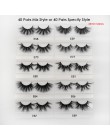 Visofree 30/40 Pairs/lot 3D rzęsy z norek z tacą bez pudełka ręcznie pełny pasek rzęsy Mink fałszywe makijaż rzęs rzęsy cilios