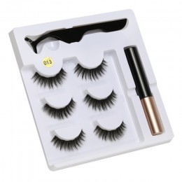 5 magnes magnetyczny płynny eyeliner i magnetyczne sztuczne rzęsy i pęseta zestaw wodoodporny, długi trwały przedłużanie rzęs