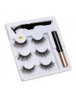 5 magnes magnetyczny płynny eyeliner i magnetyczne sztuczne rzęsy i pęseta zestaw wodoodporny, długi trwały przedłużanie rzęs