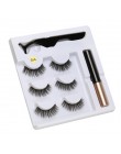 5 magnes magnetyczny płynny eyeliner i magnetyczne sztuczne rzęsy i pęseta zestaw wodoodporny, długi trwały przedłużanie rzęs