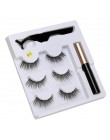 5 magnes magnetyczny płynny eyeliner i magnetyczne sztuczne rzęsy i pęseta zestaw wodoodporny, długi trwały przedłużanie rzęs