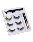 5 magnes magnetyczny płynny eyeliner i magnetyczne sztuczne rzęsy i pęseta zestaw wodoodporny, długi trwały przedłużanie rzęs