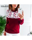 Kobiety Leisure Jumper 2020 nadruk jesień bluza z kapturem Casual O-neck z długim rękawem swetry bluzy dresy Sudaderas Mujer