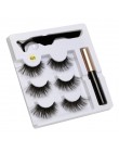 5 magnes magnetyczny płynny eyeliner i magnetyczne sztuczne rzęsy i pęseta zestaw wodoodporny, długi trwały przedłużanie rzęs