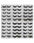 5 par rzęsy z norek 3D sztuczne rzęsy skrzydlate grube MakeupEyeLash dramatyczne rzęsy naturalna objętość miękkie sztuczne rzęsy