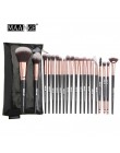 MAANGE Pro 12/20 sztuk zestaw pędzli do makijażu z torbą Powder EyeShadow mieszanie Eyeliner Eyeliner Lip przenośna szczotka zes