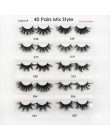 Visofree 30/40 Pairs/lot 3D rzęsy z norek z tacą bez pudełka ręcznie pełny pasek rzęsy Mink fałszywe makijaż rzęs rzęsy cilios