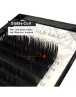 NAGARAKU J B C D Curl długość 7-15mm mieszane w jednej tacy przedłużanie rzęs indywidualne sztuczne rzęsy z norki miękkie sztucz