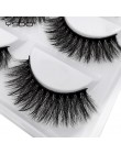 5 par rzęsy z norek 3D sztuczne rzęsy skrzydlate grube MakeupEyeLash dramatyczne rzęsy naturalna objętość miękkie sztuczne rzęsy