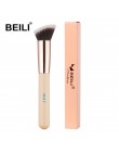 BEILI foundation płaski krem do konturów Powder Blush kształt twarzy pojedyncze włosy syntetyczne czarne pędzle do makijażu