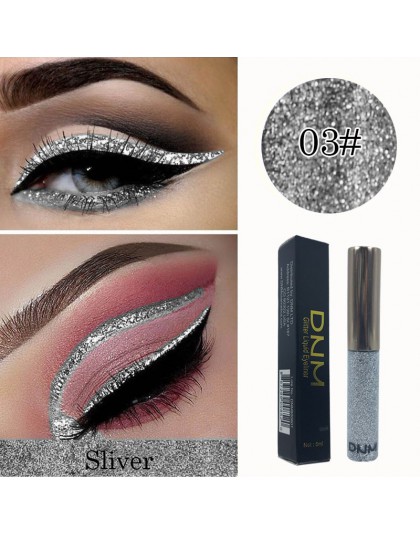 1pc błyszczący perłowy wodoodporny cień do powiek brokatowy eyeliner w płynie makijaż metaliczny eyeliner długotrwałe przybory k