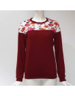 Kobiety Leisure Jumper 2020 nadruk jesień bluza z kapturem Casual O-neck z długim rękawem swetry bluzy dresy Sudaderas Mujer
