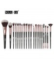 MAANGE Pro 12/20 sztuk zestaw pędzli do makijażu z torbą Powder EyeShadow mieszanie Eyeliner Eyeliner Lip przenośna szczotka zes