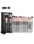 MAANGE Pro 12/20 sztuk zestaw pędzli do makijażu z torbą Powder EyeShadow mieszanie Eyeliner Eyeliner Lip przenośna szczotka zes