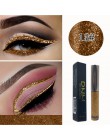 1pc błyszczący perłowy wodoodporny cień do powiek brokatowy eyeliner w płynie makijaż metaliczny eyeliner długotrwałe przybory k