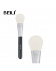 BEILI foundation płaski krem do konturów Powder Blush kształt twarzy pojedyncze włosy syntetyczne czarne pędzle do makijażu