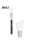 BEILI foundation płaski krem do konturów Powder Blush kształt twarzy pojedyncze włosy syntetyczne czarne pędzle do makijażu