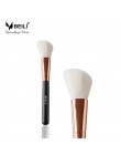 BEILI foundation płaski krem do konturów Powder Blush kształt twarzy pojedyncze włosy syntetyczne czarne pędzle do makijażu