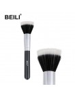 BEILI foundation płaski krem do konturów Powder Blush kształt twarzy pojedyncze włosy syntetyczne czarne pędzle do makijażu
