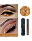 1pc błyszczący perłowy wodoodporny cień do powiek brokatowy eyeliner w płynie makijaż metaliczny eyeliner długotrwałe przybory k