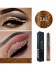 1pc błyszczący perłowy wodoodporny cień do powiek brokatowy eyeliner w płynie makijaż metaliczny eyeliner długotrwałe przybory k