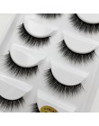 YSDO 5 Pairs 3D rzęsy z norek naturalne włosy sztuczne rzęsy długie 100% dramatyczne makijaż oczu fałszywe rzęsy puszyste rzęsy 