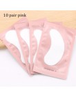 10/20 Pairs przedłużanie rzęs łatki pod płatki pod oczy do szczepienia rzęsy papier żel pod oczy naklejki okłady Lash Patch przy