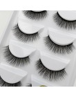 YSDO 5 Pairs 3D rzęsy z norek naturalne włosy sztuczne rzęsy długie 100% dramatyczne makijaż oczu fałszywe rzęsy puszyste rzęsy 
