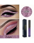 1pc błyszczący perłowy wodoodporny cień do powiek brokatowy eyeliner w płynie makijaż metaliczny eyeliner długotrwałe przybory k