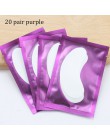 10/20 Pairs przedłużanie rzęs łatki pod płatki pod oczy do szczepienia rzęsy papier żel pod oczy naklejki okłady Lash Patch przy