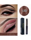 1pc błyszczący perłowy wodoodporny cień do powiek brokatowy eyeliner w płynie makijaż metaliczny eyeliner długotrwałe przybory k