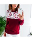 Kobiety Leisure Jumper 2020 nadruk jesień bluza z kapturem Casual O-neck z długim rękawem swetry bluzy dresy Sudaderas Mujer