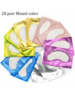 10/20 Pairs przedłużanie rzęs łatki pod płatki pod oczy do szczepienia rzęsy papier żel pod oczy naklejki okłady Lash Patch przy